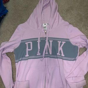 PINK zip up hoodie